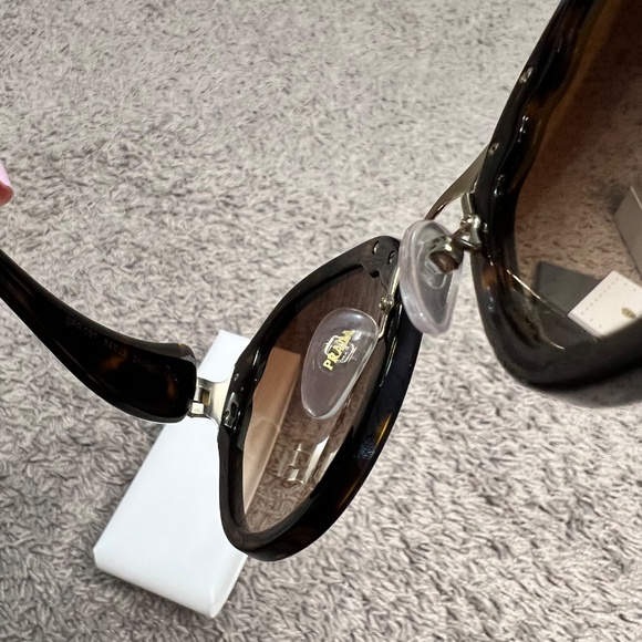 PRADA SUNGLASSES WOMEN'S BUTTERFLY STYLE HAVANA W/ BROWN GRADIENT LENS PR09TS-2A - Picture 11 of 16